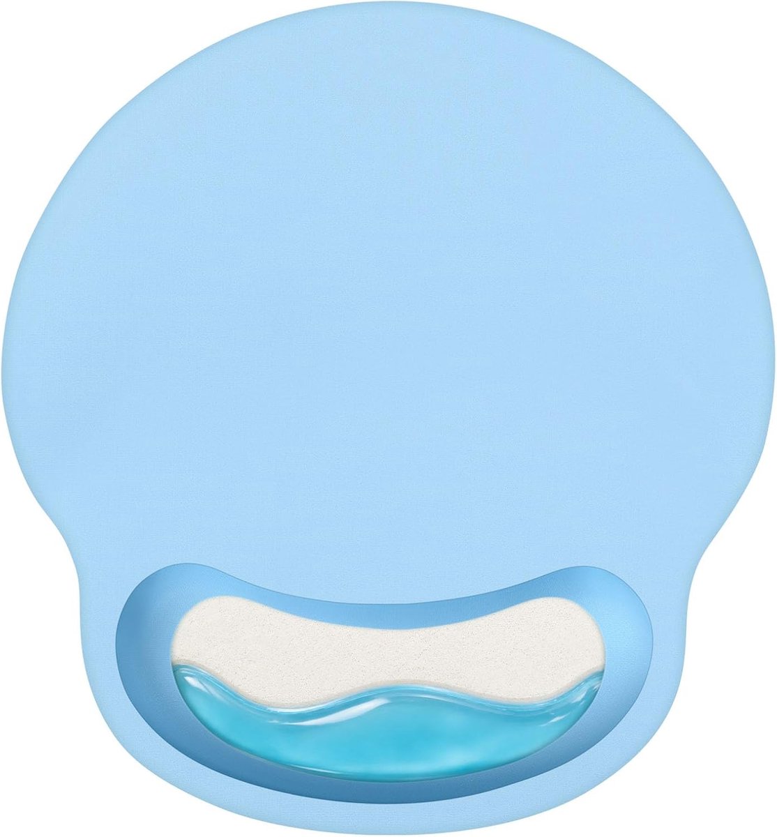Muismat met polssteun - 2-in-1 ergonomisch - gel en traagschuim - pijnverlichting bij kantoorwerk - ShopVlot