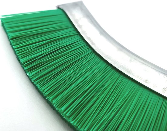 PVC Stijf Gebogen Gegolfd Achterkant Metaal, Ergonomische Kunststof Handgreep, Handborstel van PVC, Ideaal voor Het Reinigen van Gevoelige Materialen — afbeelding 4