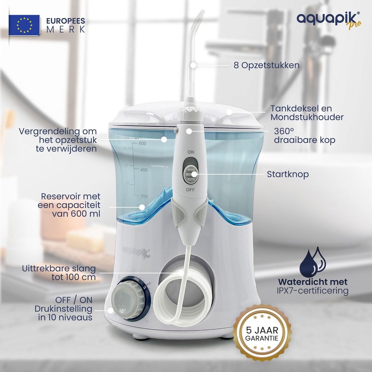 SnelShoppen - Professionele Water Flosser thumbnail 2