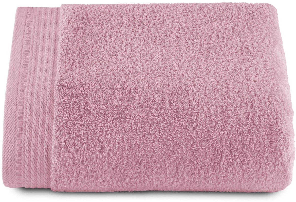Handdoeken - 1 grote douchehanddoek - 100 x 150 cm - 100% katoen - 600 g - koraal