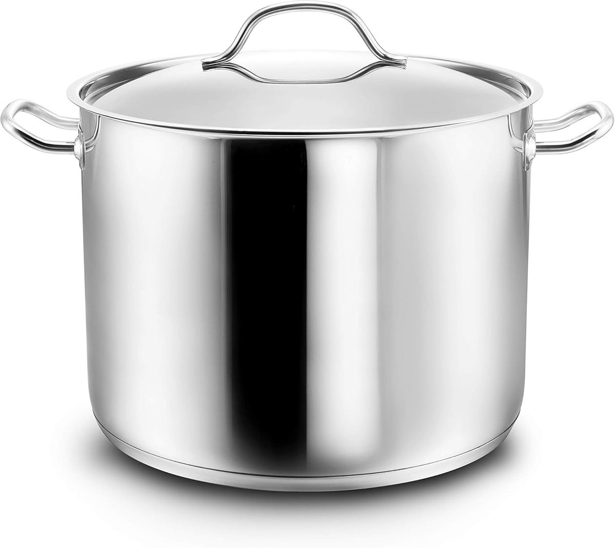 Inductie Kookpan Gigantos 30 cm – Roestvrijstalen Pan met Deksel, 15 Liter Inhoud, Geschikt voor Inductie en Alle Vuren, Ovenbestendig tot 240°C