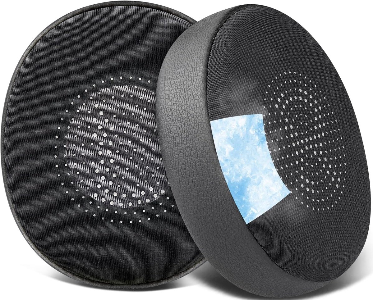 Oorkussens voor Jabra Evolve2 65, Elite 45h - Zwart | Oorkussens voor Evolve2 65 (UC/MS), Evolve2 40 (UC/MS/USB) en Elite 45h on-ear hoofdtelefoons