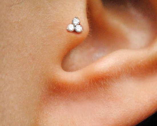 9 stuks Flat Back oorbellen voor dames, roestvrij staal, zonder schroefdraad, 20 g, 8 mm push-in neussteker met zirkonia, helix, tragus, conch, daith, rook, cartilage, lippen, labret, piercing — afbeelding 5