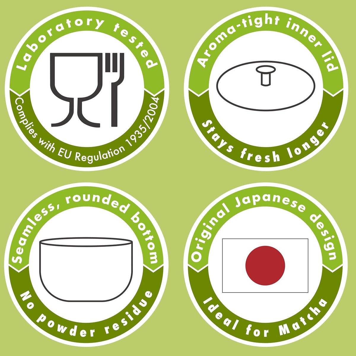 Japanse Matcha Theedoos Chazutsu "Azuki" - Metalen Bewaarbus voor Thee, Luchtdicht, 250 ml