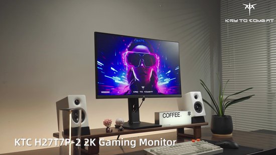 KTC H27T7P-2 27" Gaming Monitor - QHD 2560×1440 - Fast IPS - 200Hz (210Hz OC) - HDR400 - Zwart
