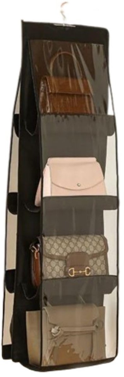 Handtas-organizer voor dames, hangende kastorganizer voor het opbergen, handig voor het sorteren van alle soorten kleding, beddengoed, handdoeken en schoenen