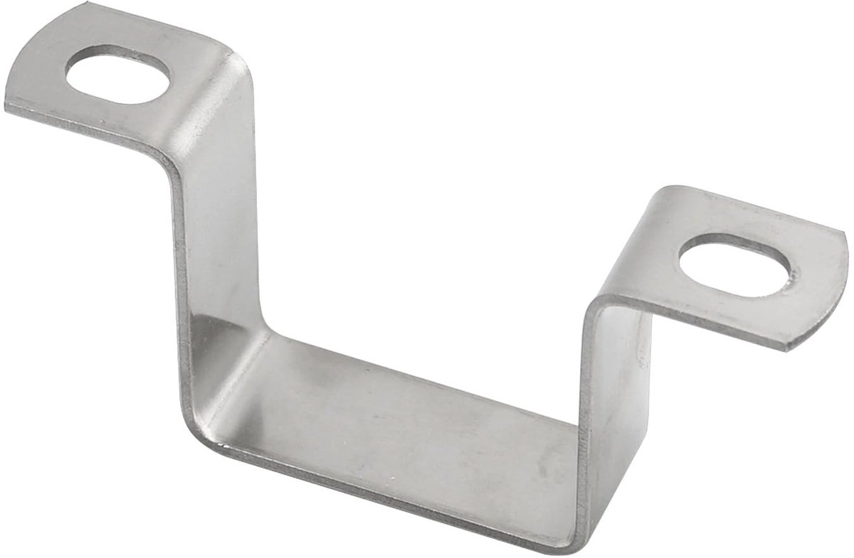Vierkante Buisbeugel 304 Roestvrij Staal U-vorm Metalen Beugel Pijphanger Riemschijfklem met Schroeven