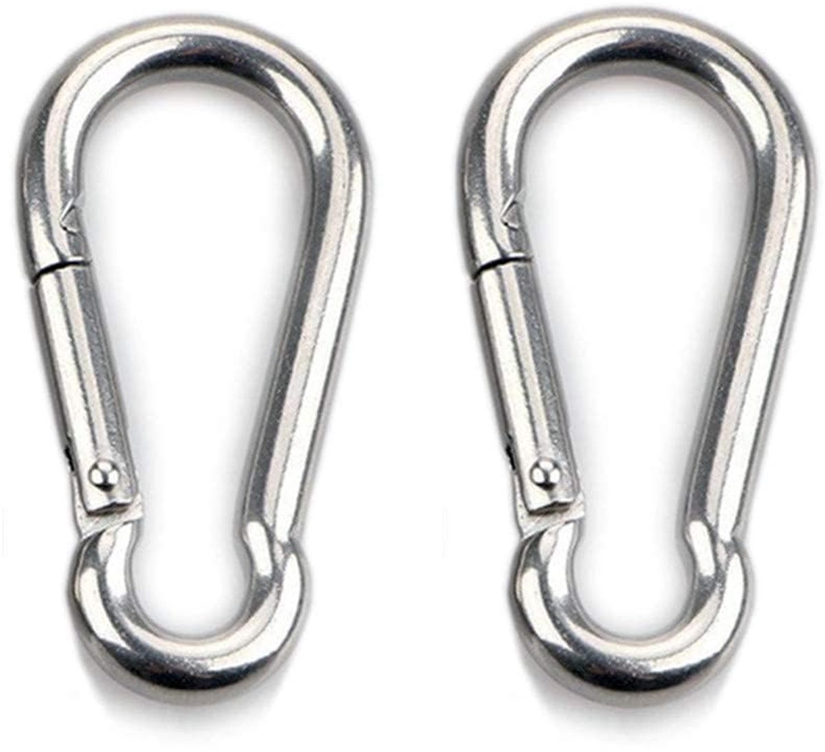 Karabijnhaak 304 roestvrij staal zonnezeil accessoires roestvrij staal karabijnhaak zonwering bevestiging zeil zonnezeil hangmatten bokszak camping vissen wandelen
