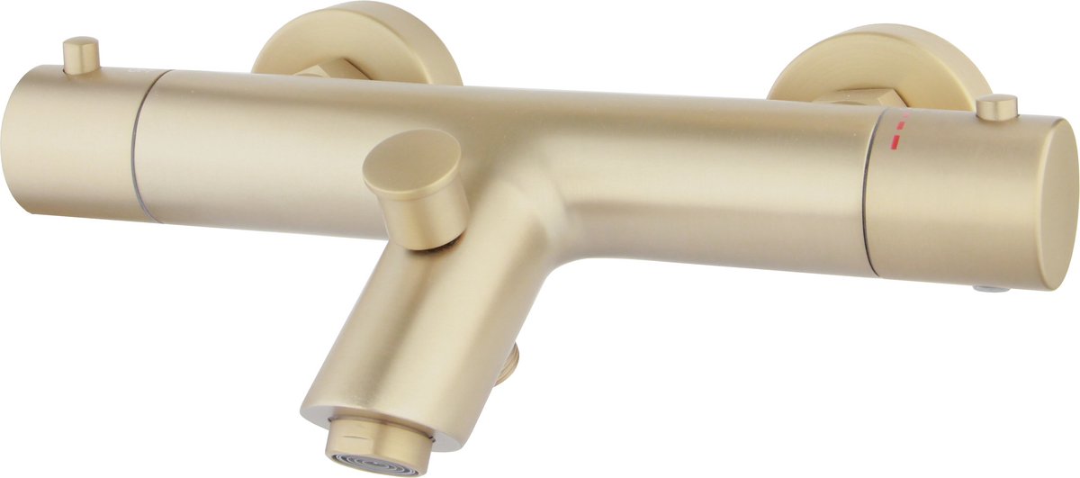 Thermostatische opbouw badkraan Sanitado Fancy in mat goud