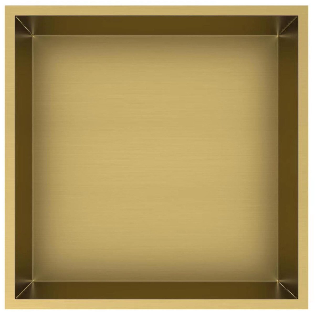 Badkamer inbouwnis 30x30x7cm Sanitado Fancy Kaya in mat goud
