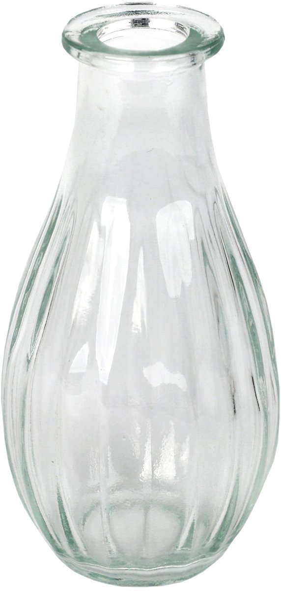 Vaas voor bloemen, stijlvolle enkele steel elegante bruiloft tafel middenstuk decoraties vensterbank decor, tuinfeesten, zomer dineren, mantel styling en cadeau 14cm