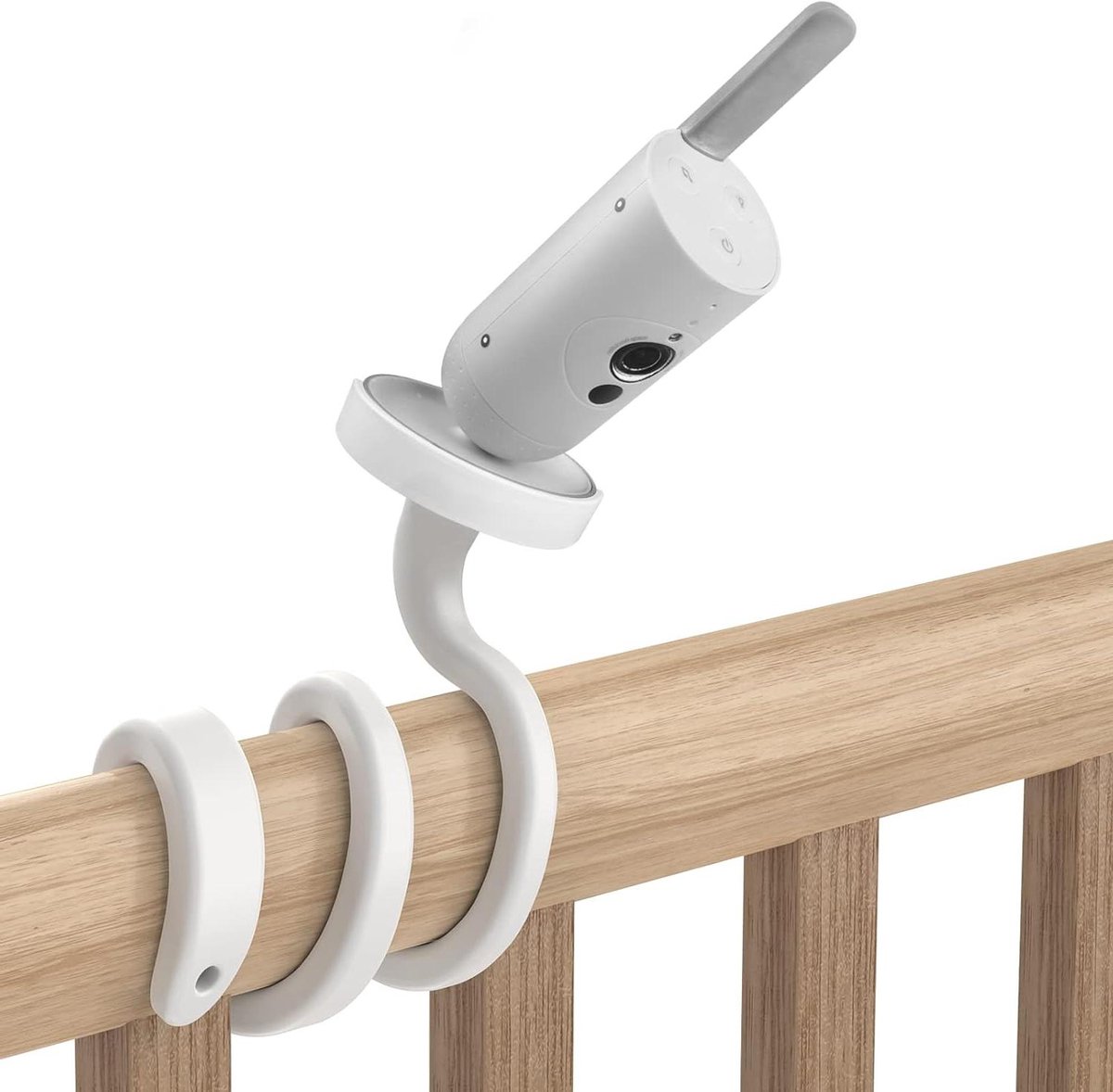 Babyfoon Beugel - Flexibelehouder Camera - Babykamer Inrichten - Geen Boren Nodig - Niet Gespecificeerd - Wit