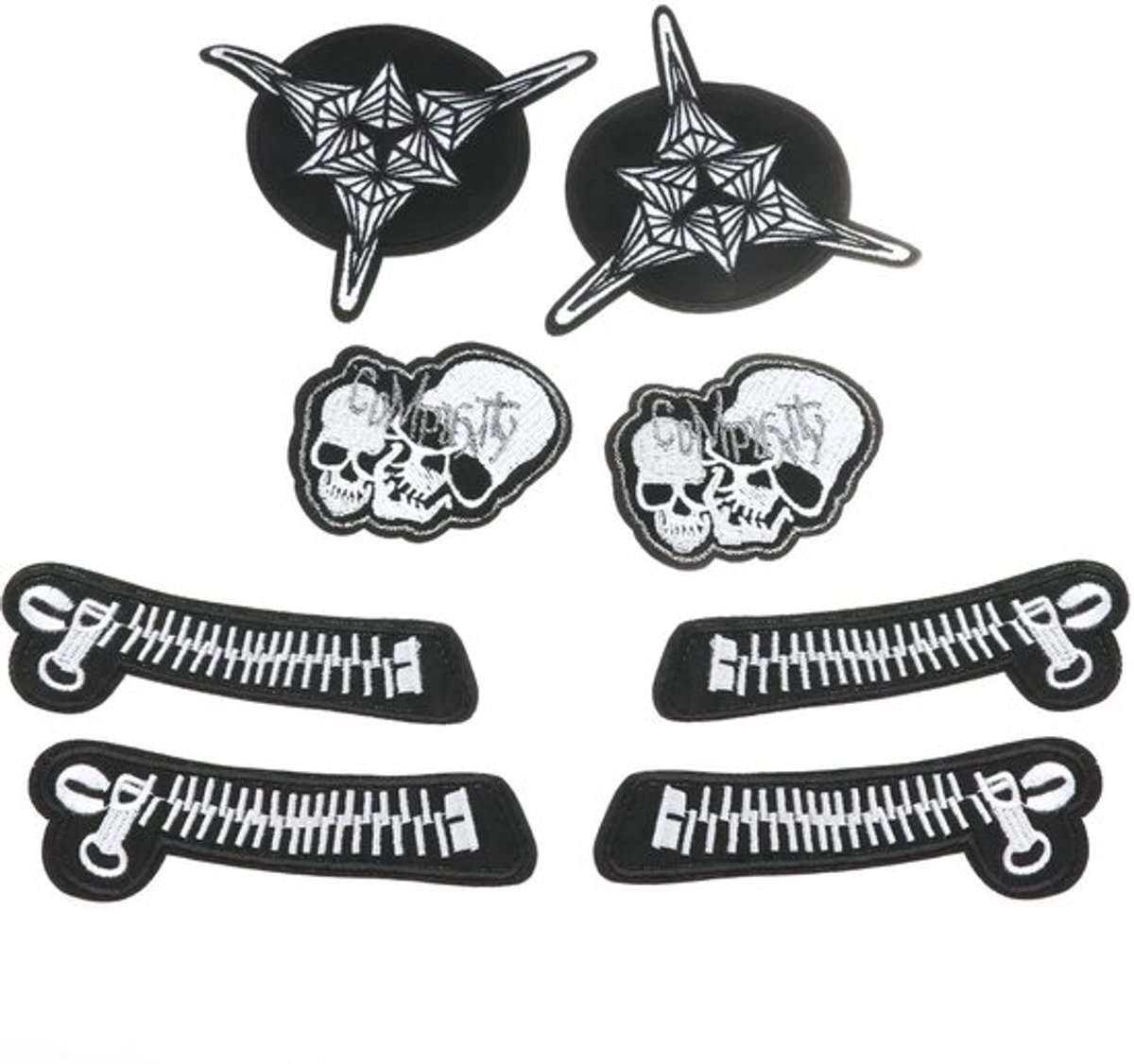 Store_7 - Borduurwerk Patches - Schedel Patroon - Creatieve DIY