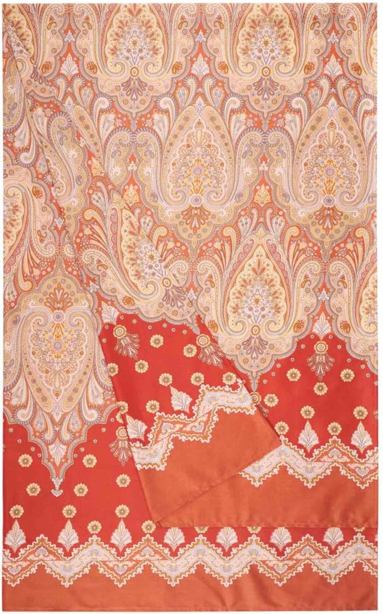 Isolabella foulard van 100% katoen in de kleur Rosso R1, afmetingen: 350x270 cm -9330078