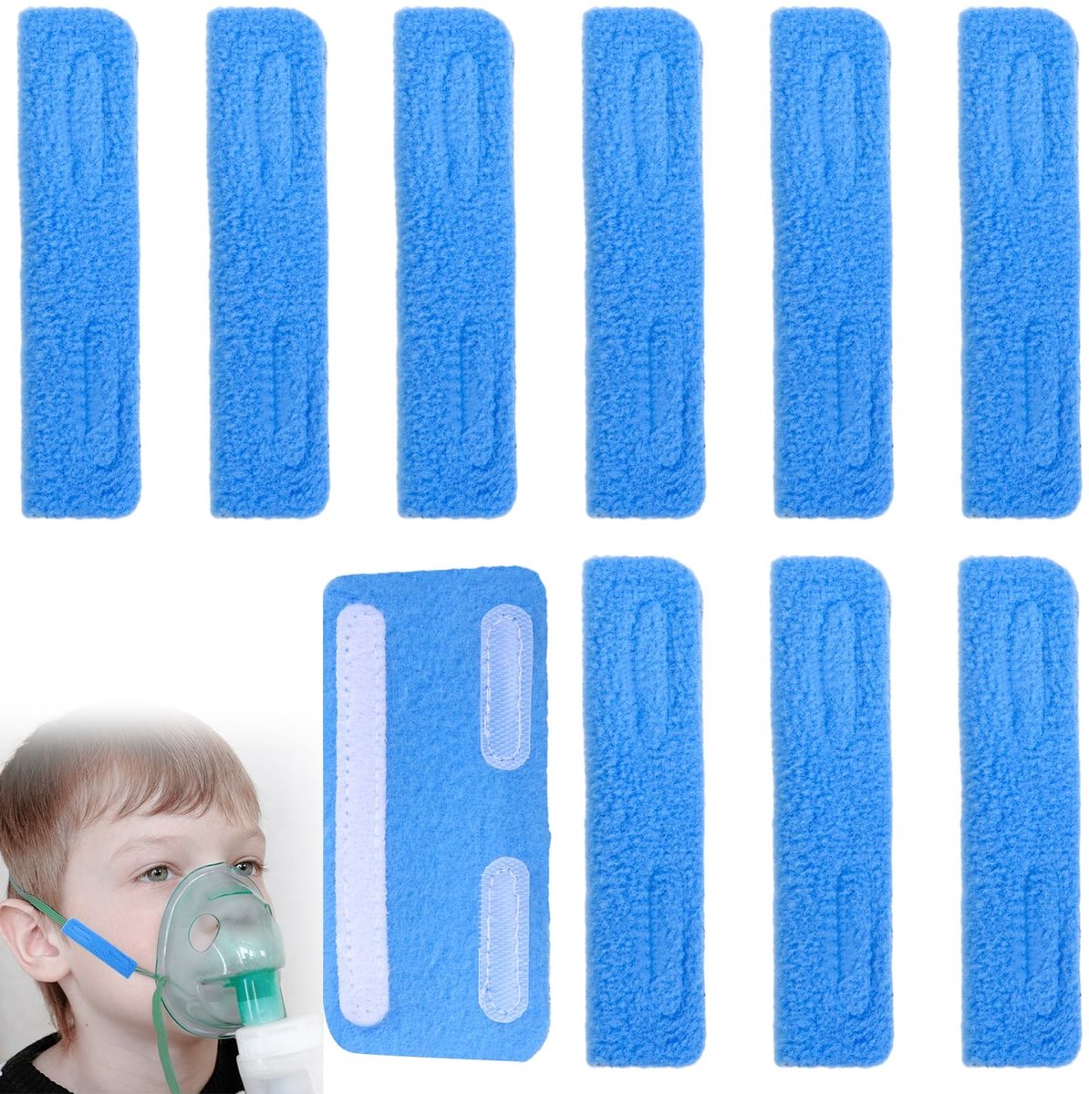 Dailygoods- Oorkussens Comfortabel - Neuskussentjes voor Brillen - Oorafdekkingen - Beschermers - Verstelbaar - Zacht Fleece - Neuskussen