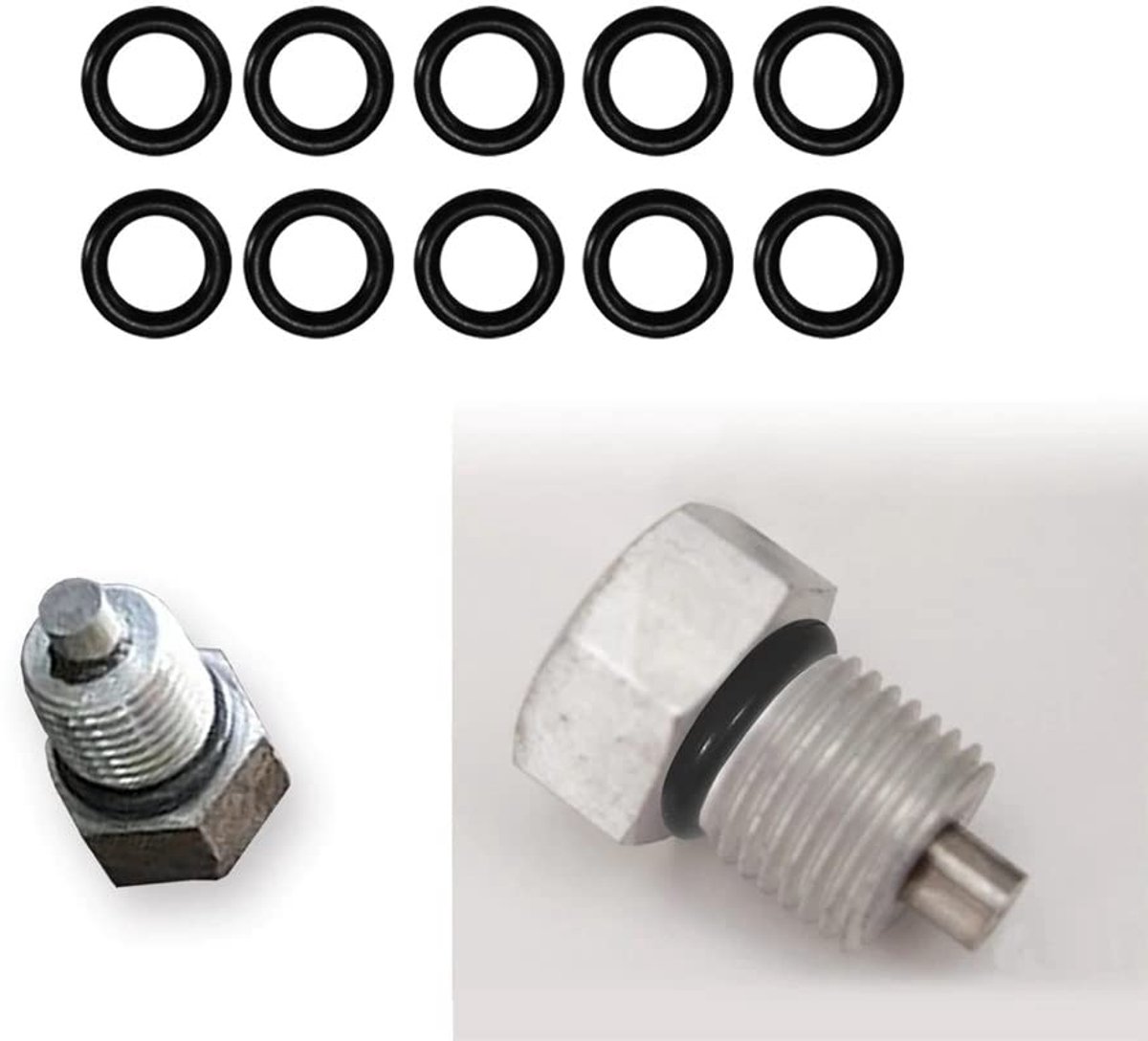 O-ring afdichting voor olieaftapschroeven 9,5 mm voor Harley-Davidson afdichtring afvoerschroef Touring Dyna Fatboy Softail