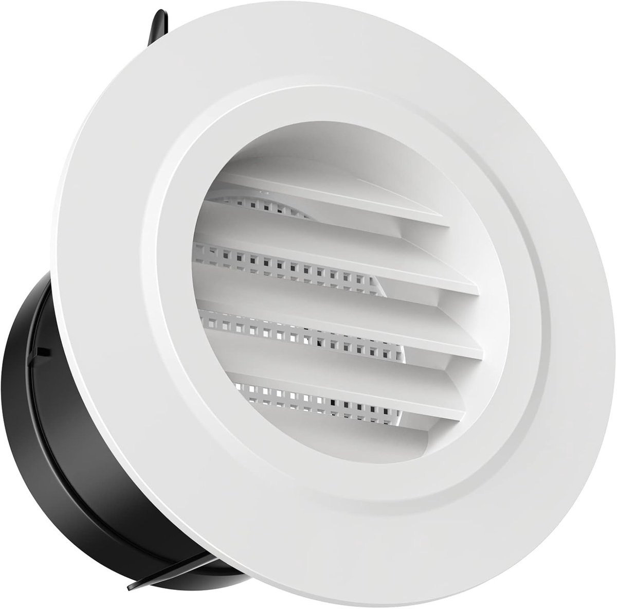 Ronde Ventilatierooster met Insectenbescherming voor Garage, Badkamer, Thuiswerkplek en Ke