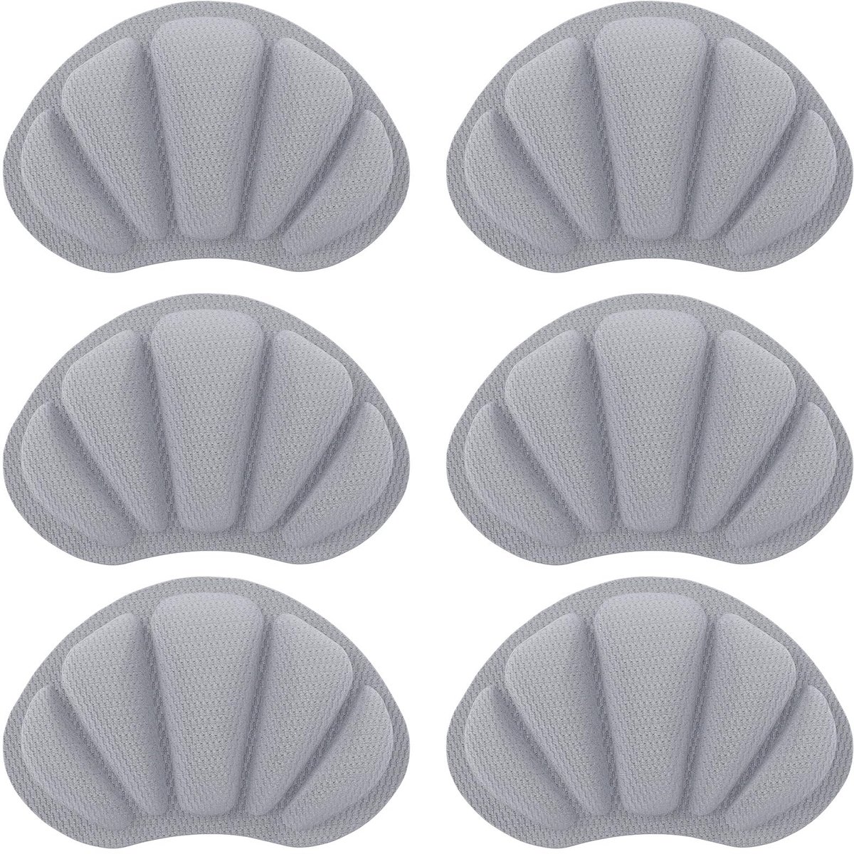 3 paar hielbeschermers schoeninlegzolen, zelfklevende hielpads voor schoenen, comfortabele hielbescherming, antislip hielkussens tegen wrijving en blaren (grijs)