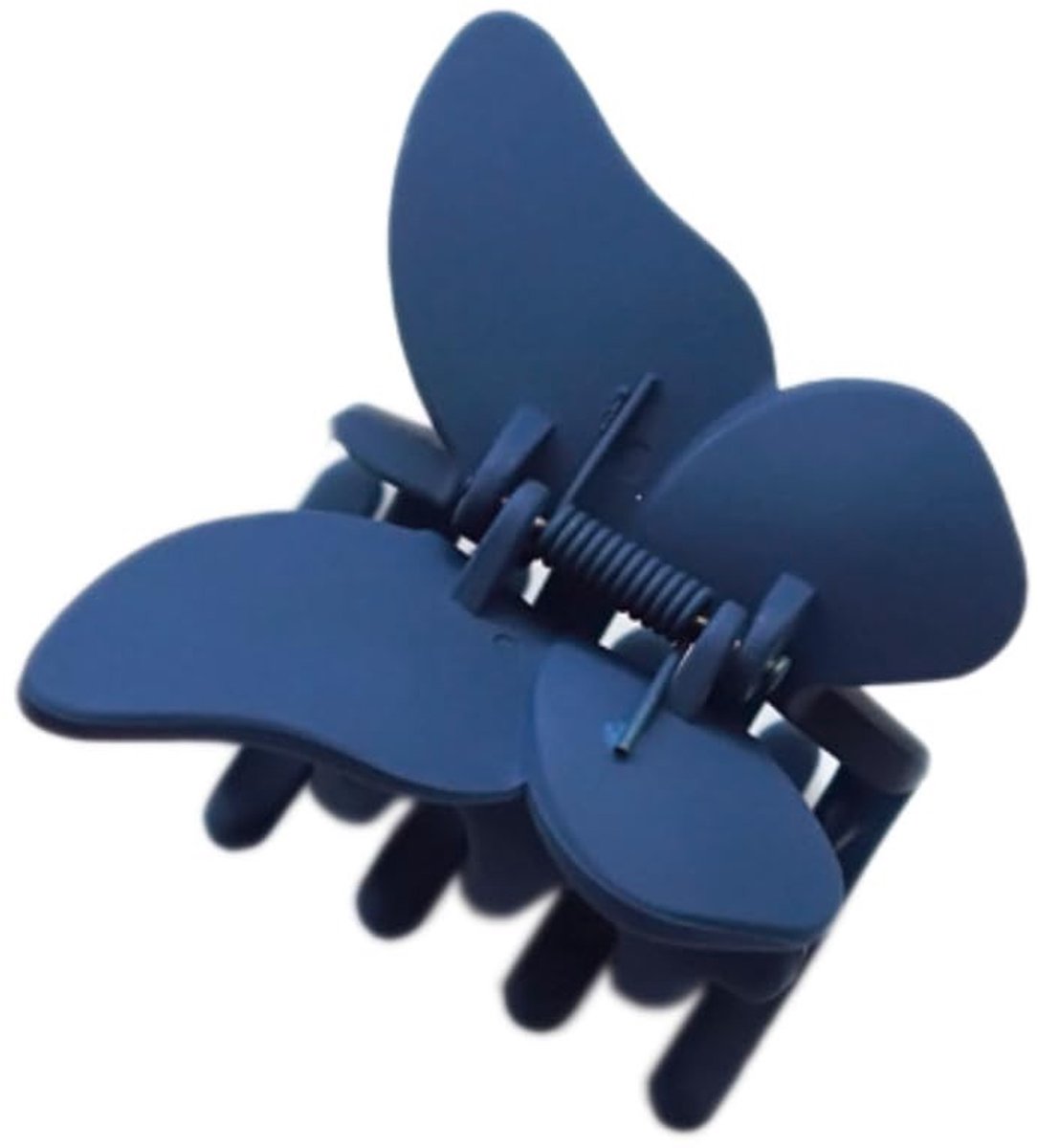 Dailygoods- Haarclips 2 Stuks - Vlinder Haarspeld - Haarklemmen Dames - Kunststof - 5,5 cm - Duurzaam Materiaal - Haarklem