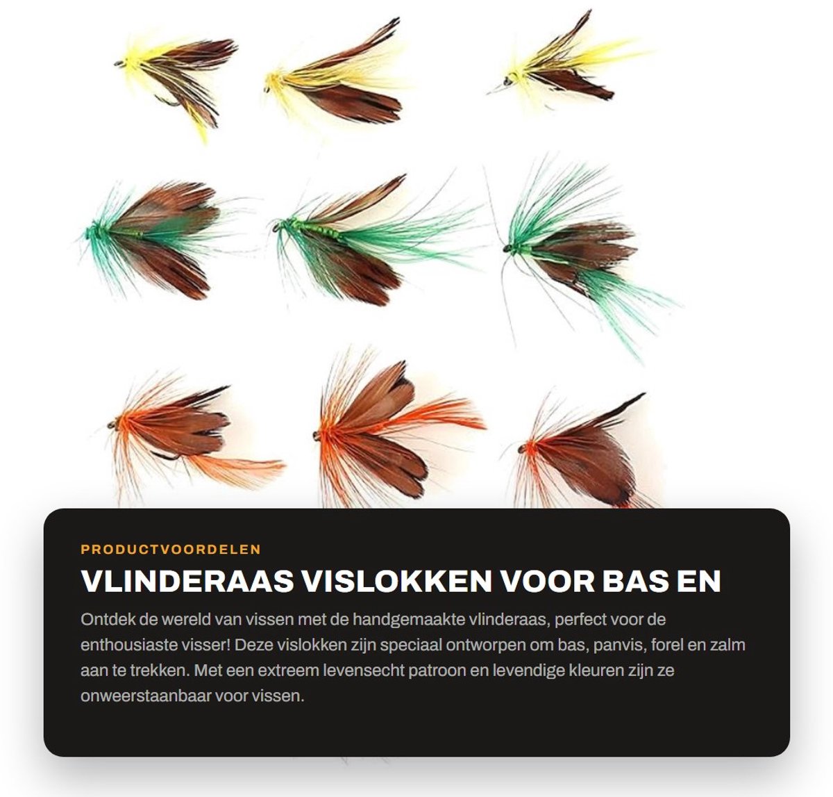 Dailygoods- Vlinderaas 12 Stuks - Handgemaakte Vislokken - Koolstofstaal Haken - Multicolor - Lichtgewicht - Levensecht Patroon - Vliegvissen