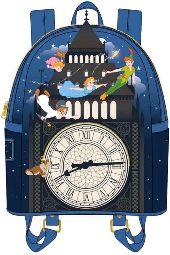 Loungefly: Disney Peter Pan Gloeiklok Mini Rugzak