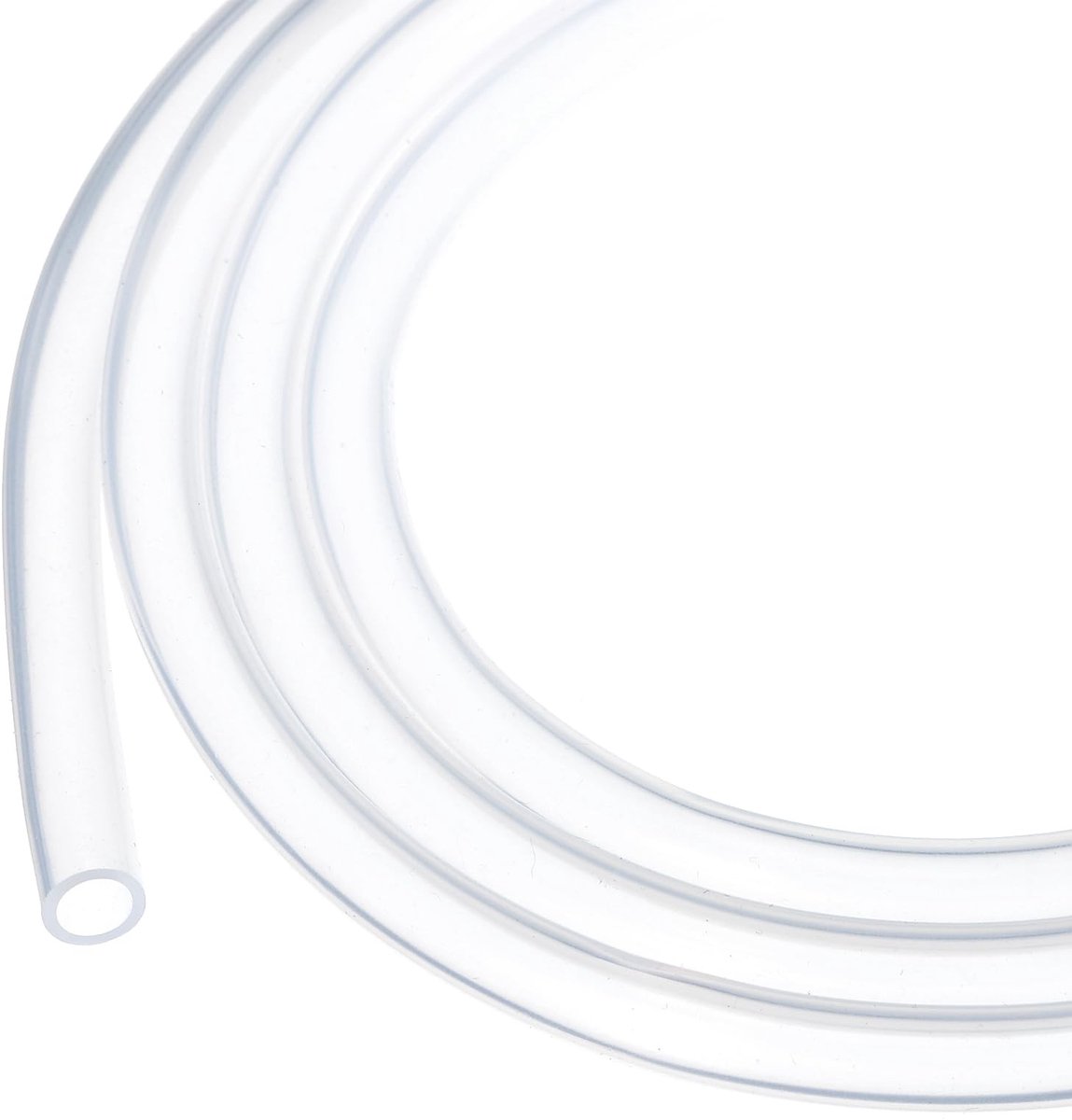 Dailygoods- Siliconen Slang 3,05m - Flexibele Slang - 5mm ID / 7mm OD - Transparant - Hoog Temperatuur - Voor Irrigatie en Pomp - Siliconenbuis