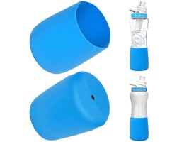 Dailygoods- Waterfles 625 ml - Set van 2 - Siliconen Antislip Bumperbeschermer - Compatibel met Cirkul - Kunststof/Roestvrij Staal - Eenvoudige Installatie - Flesbescherming