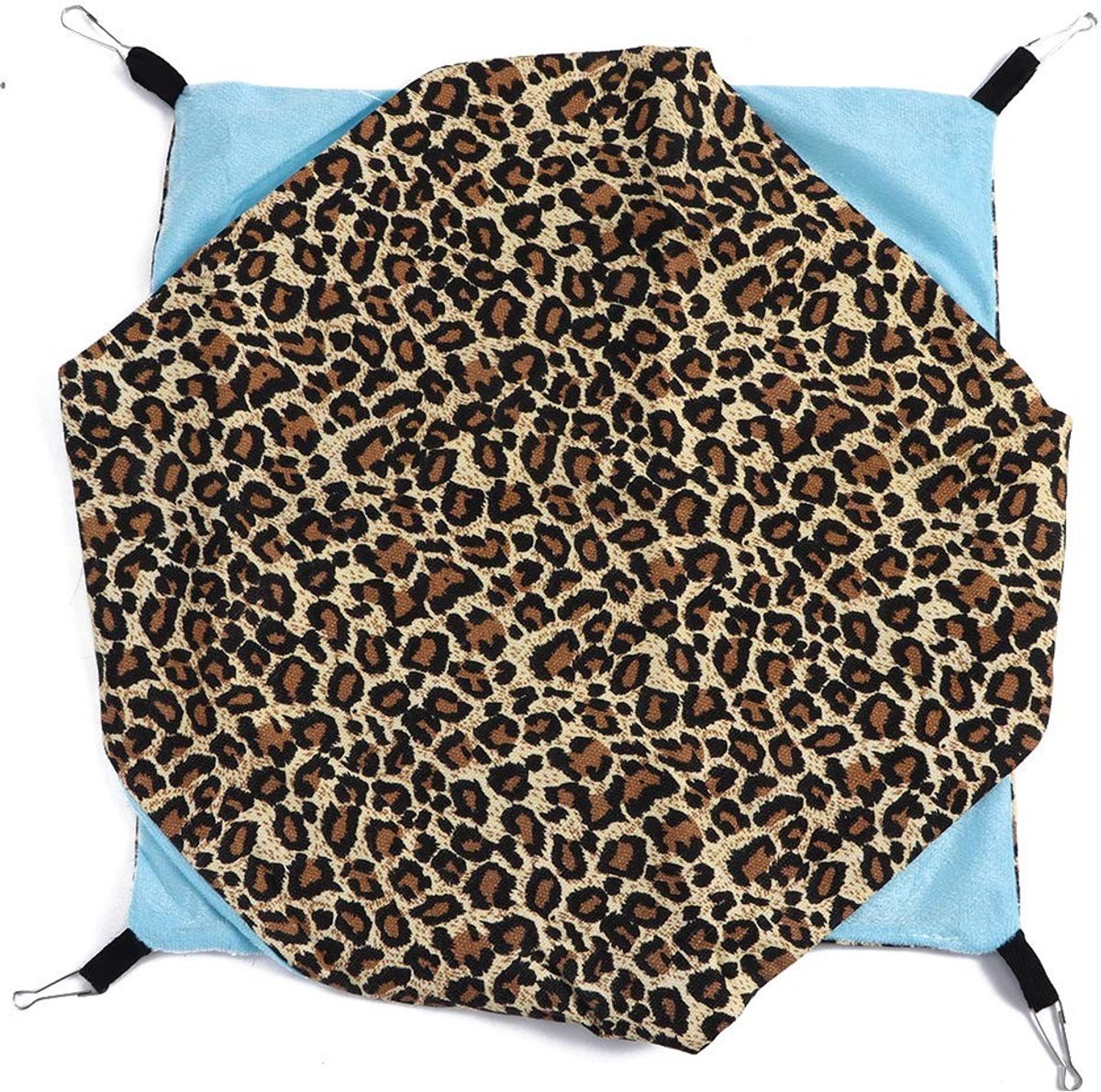 Dailygoods- Hangmat Dubbellaags Slijtvast - Hangmat voor Huisdieren - Hangmat met Zacht Fluweel - Opvouwbaar - Geschikt voor Kleine Dieren - Gemakkelijk Schoon te Maken - Huisdierhangmat