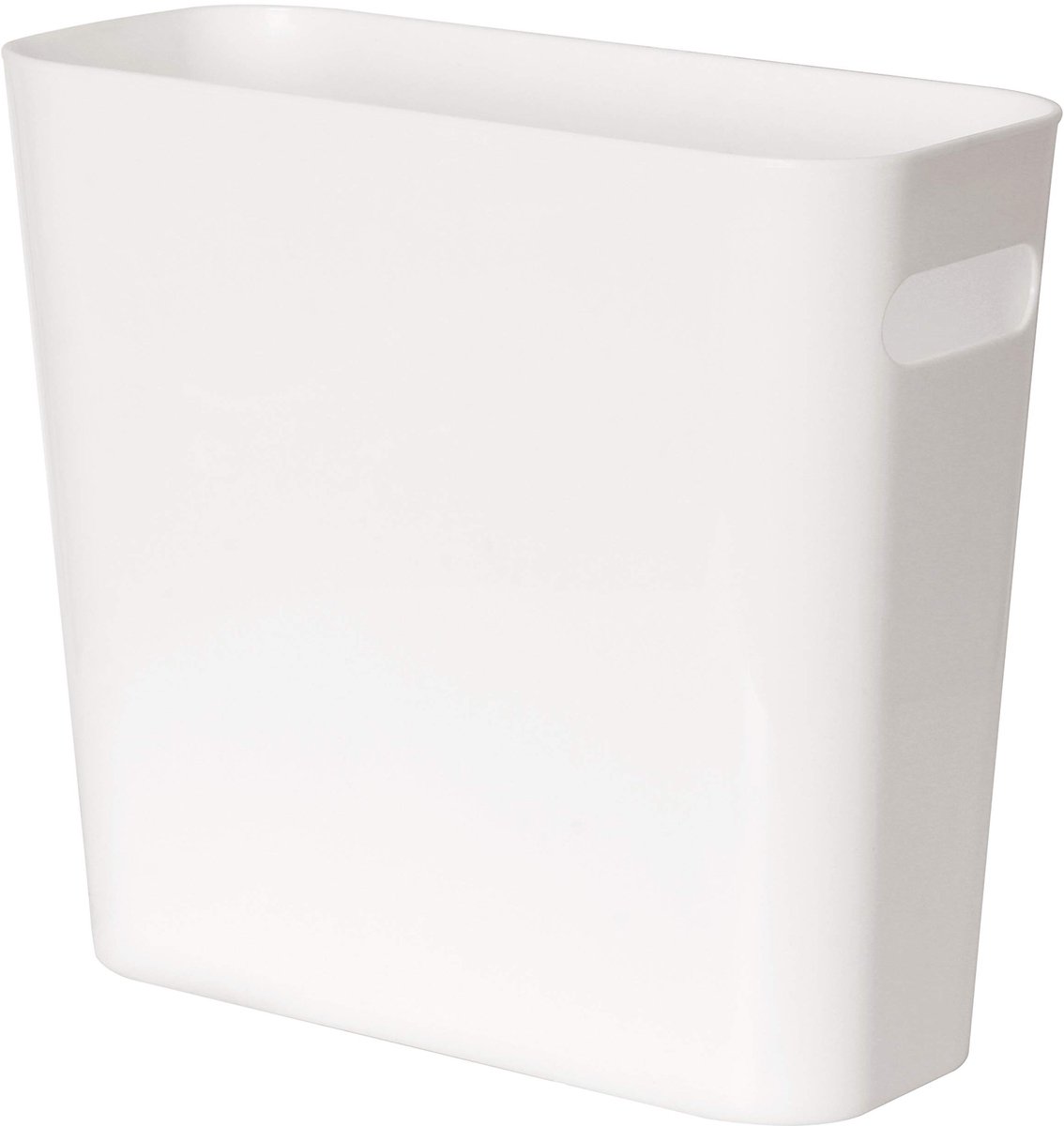 Dailygoods- Prullenbak 5.5L - Kleine Vuilnisbak - Afvalbak met Handgrepen - Rechthoekig - Ruimtebesparend - Functioneel en Veelzijdig - Afvalemmer
