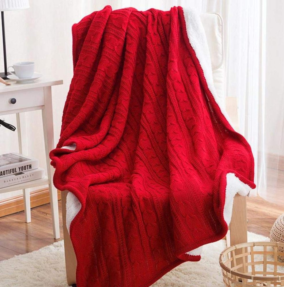 fleece werpdekens Reisformaat - Superzachte donzige warme stevige bedspreien voor bank Microfiber deken -4_150cmX200cm