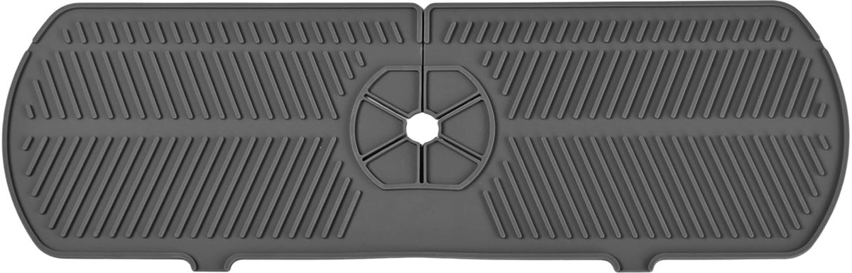 Afvoer Mat 45 x 14 cm - Sneldrogend Siliconen - Antislip Keukenorganisator - Houdt werkblad droog - ShopVlot