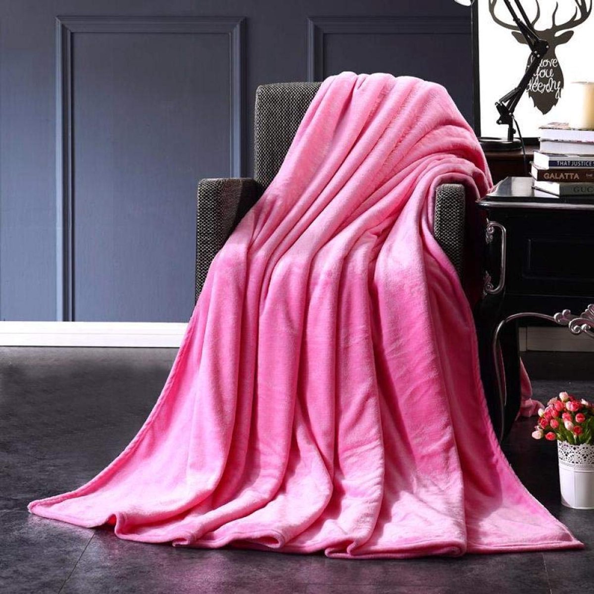 fleece werpdekens Reisformaat - Superzachte donzige warme stevige bedspreien voor bank Microfiber deken -10_200cmx230cm