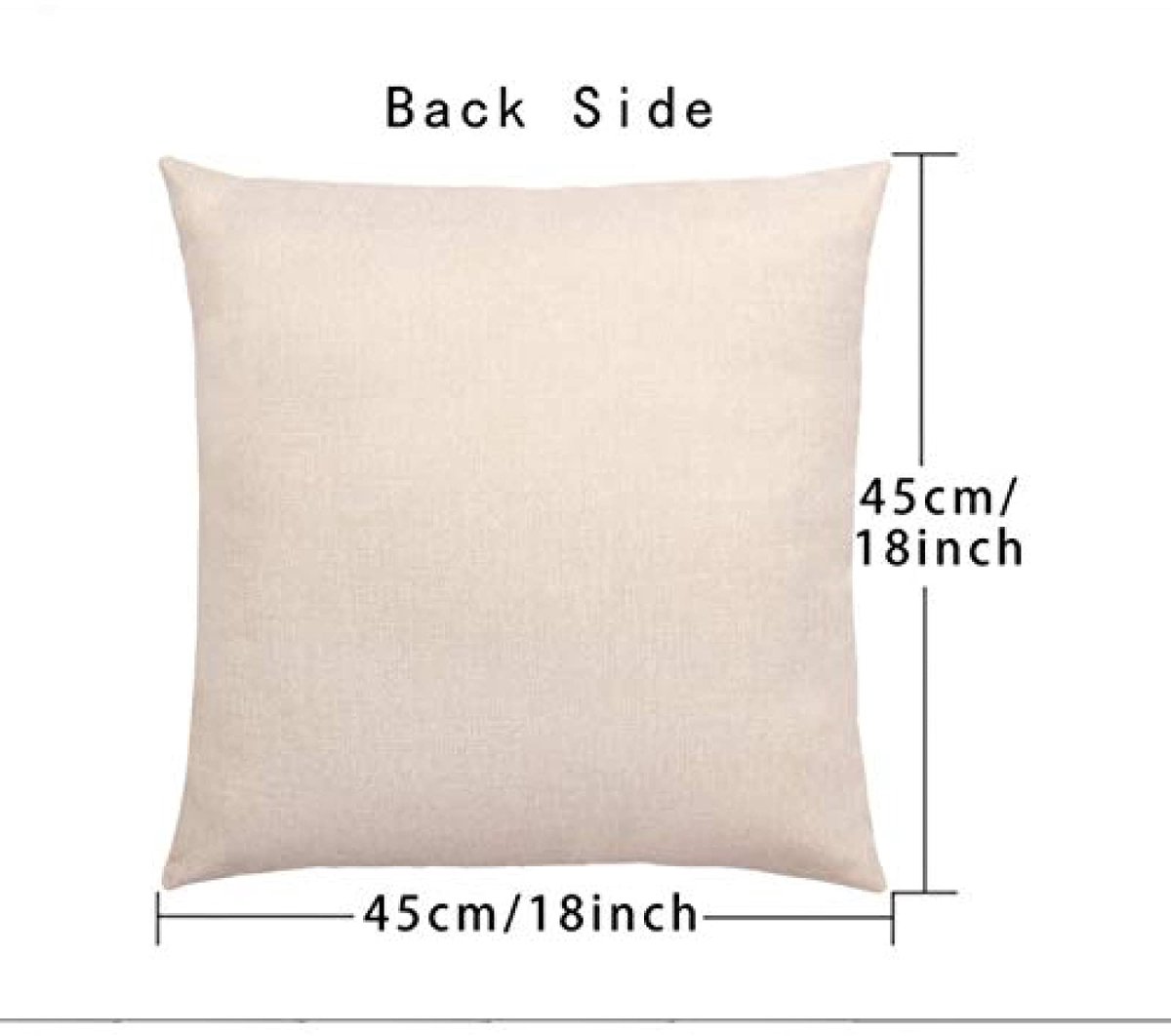 Kussenhoes Nordic Kussensloop Kleine Verse Serie Kantoor Stof Ambachten Sofa Terug Kussen Thuis Kussensloop Decoratieve Home Decor Kussensloop (45x45 cm)