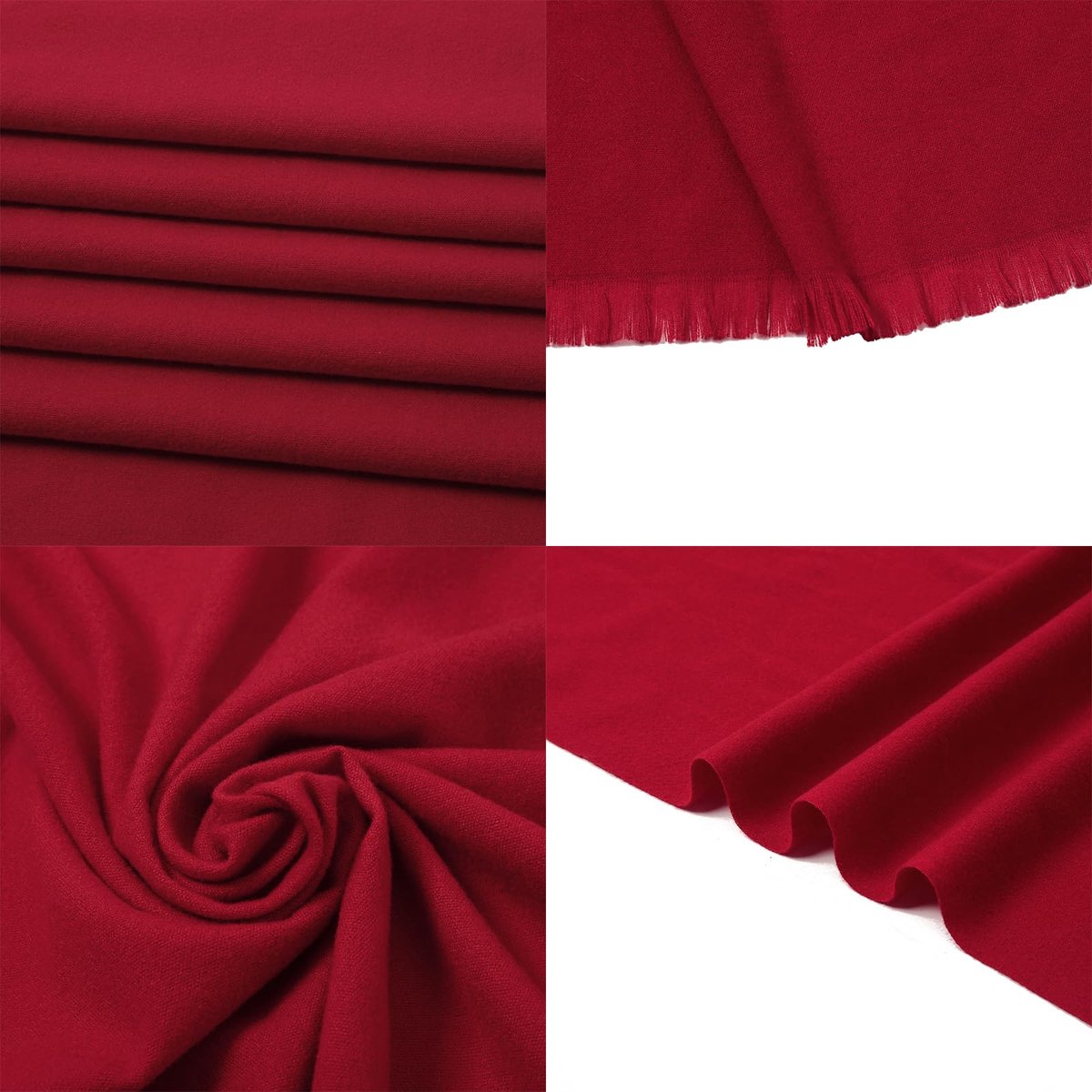 PIOMEYA sjaal voor dames, stola, pashmina voor avondjurk, winter, elegant voor feestelijke bruiloft, rood, Eén maat