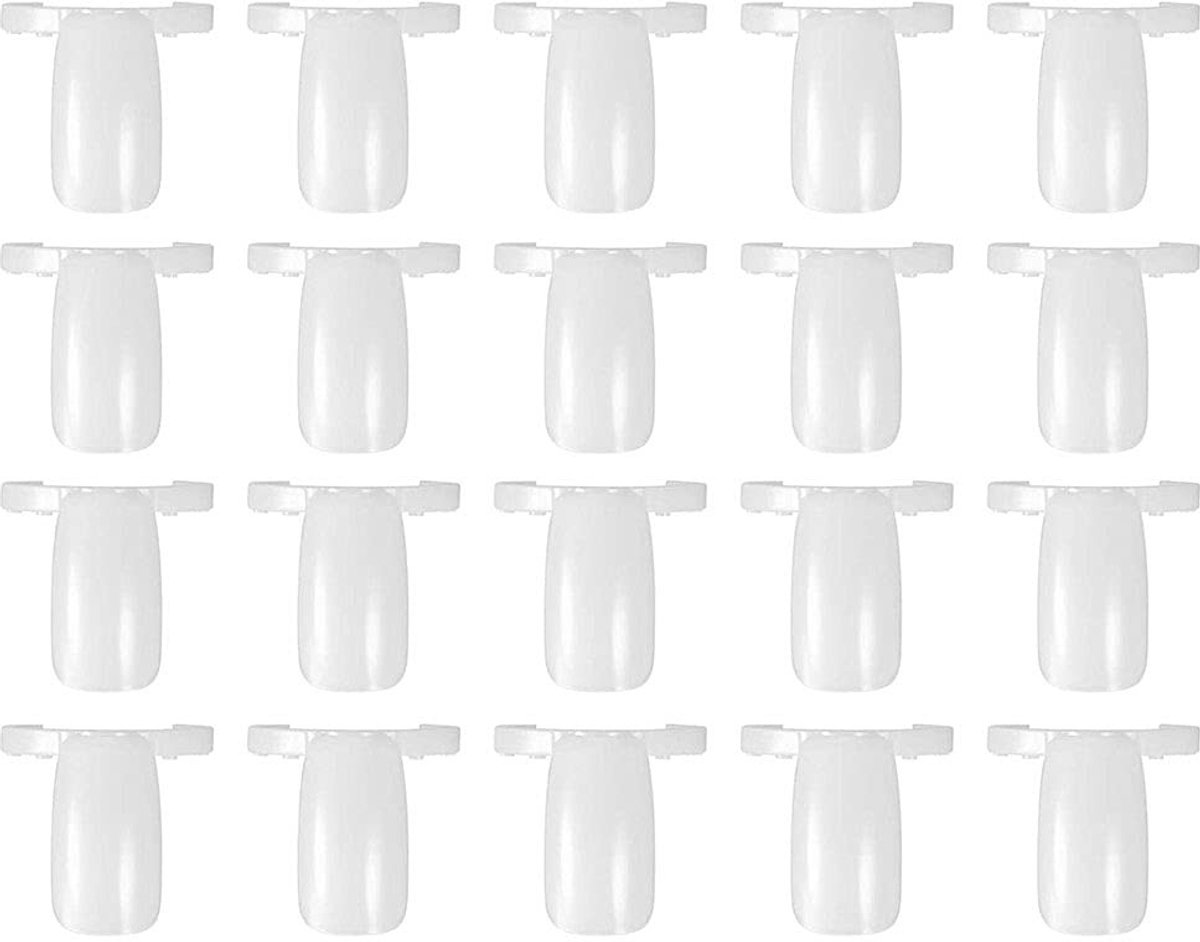 Dailygoods- Nageltips 100 Stuks - Valse Nageltips Display - Nagelkunst Tips - Nail Art Kleurvelden - Praktijktool voor Salon - Duurzaam Kunststof