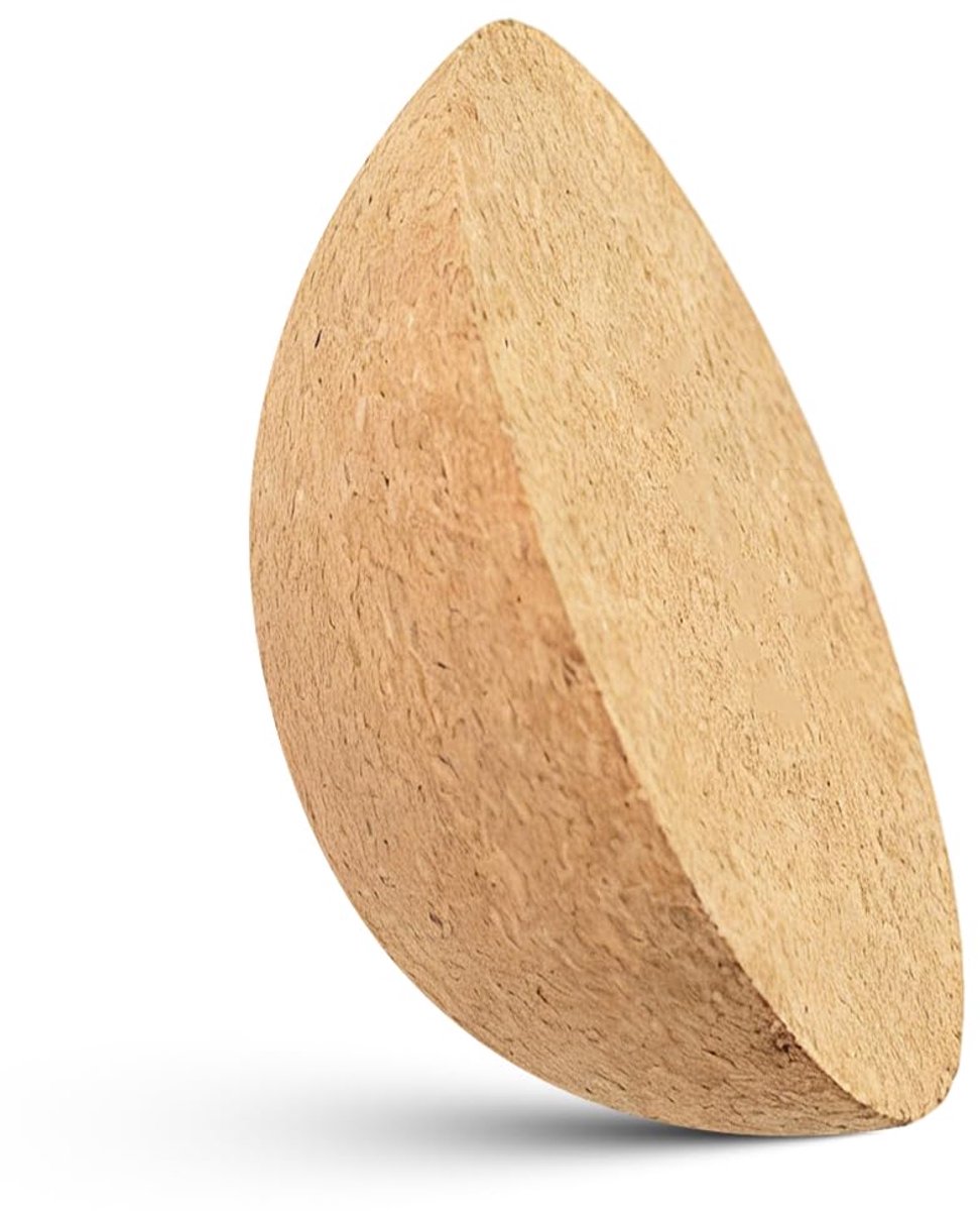Balance Board kurk halve bol 30 x 10 cm, balans halve bol van milieuvriendelijk, natuurkurk, balanstrainer voor kinderen en volwassenen, voor balansboard accessoires voor yoga, revalidatie en