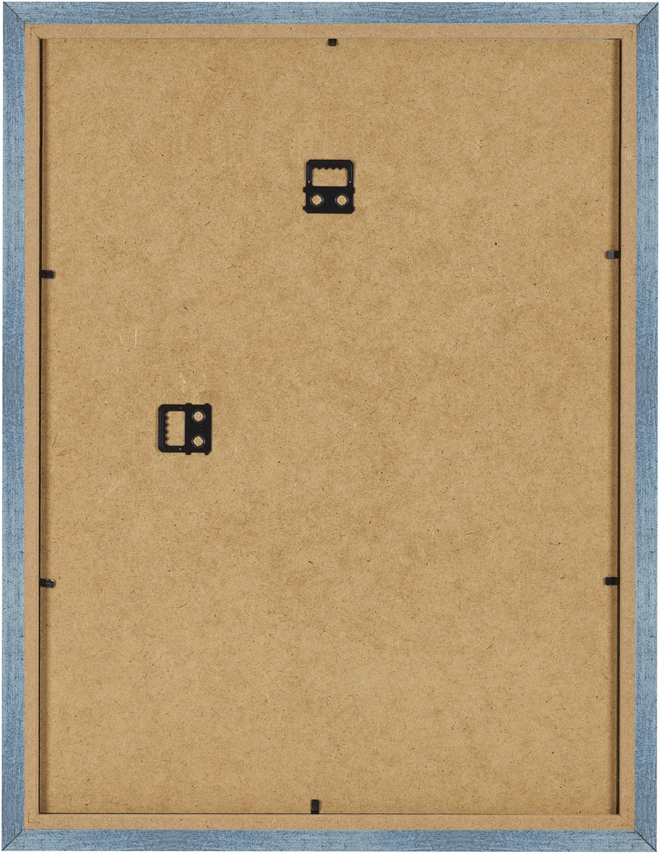 Fotolijst 60x80 cm - MDF - Helder Blauw Geveegd - Benno