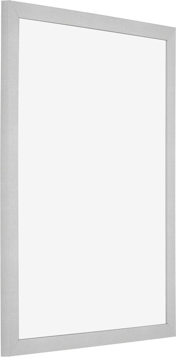 Fotolijst 50x60 cm - MDF - Zilver Glanzend Vintage - Benno