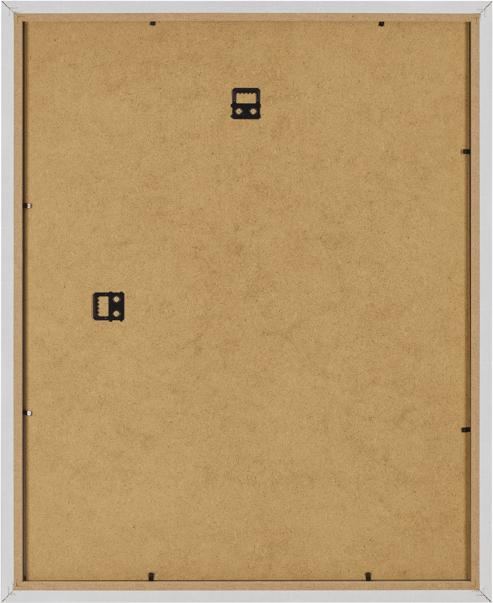 Fotolijst 50x65 cm - MDF - Zilver Glanzend Vintage - Benno