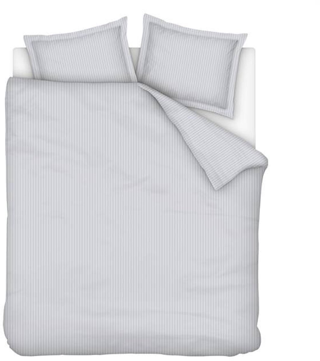 Ivorlyn Kent Dekbedovertrek - Tweepersoons - 200x200/220 cm - Light Grey
