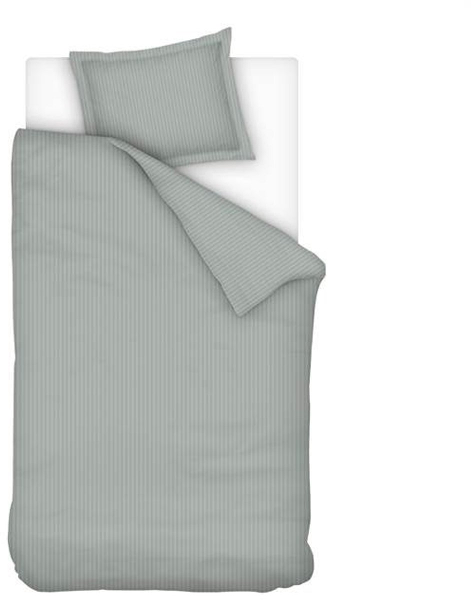 Ivorlyn Kent Dekbedovertrek - Eenpersoons - 140x200/220 cm - Green