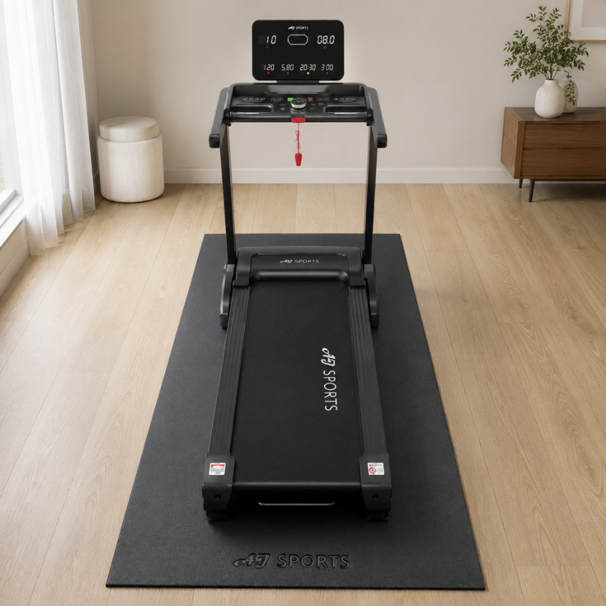 AJ-Sports Vloermat voor loopbanden - Walking Pad - 250 x 100cm thumbnail 5
