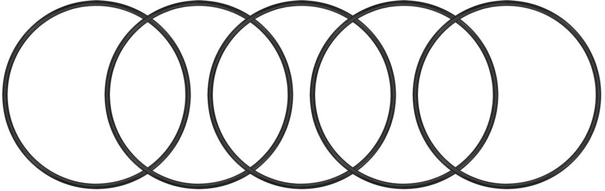 O-ringen 100 mm AD 93,8 mm ID 3,1 mm breedte nitrilrubber metrische afdichtingsringen rubberen sluitringen voor waterkraan drukleidingen, oliezuurbestendige slang
