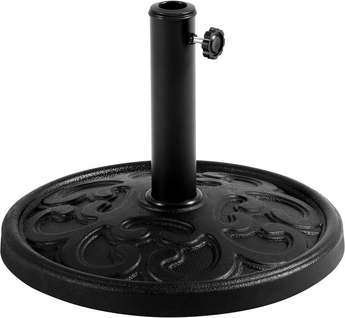 Paraplustandaard Buiten - Terrasvoet - Parasol Stabiliseren - All-weather Coating - 10 kg - Zwart