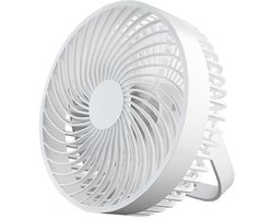 Kleine kamerluchtcirculatieventilator, 2 snelheden, verstelbare kop, tafelventilator voor bureau, nachtkastje