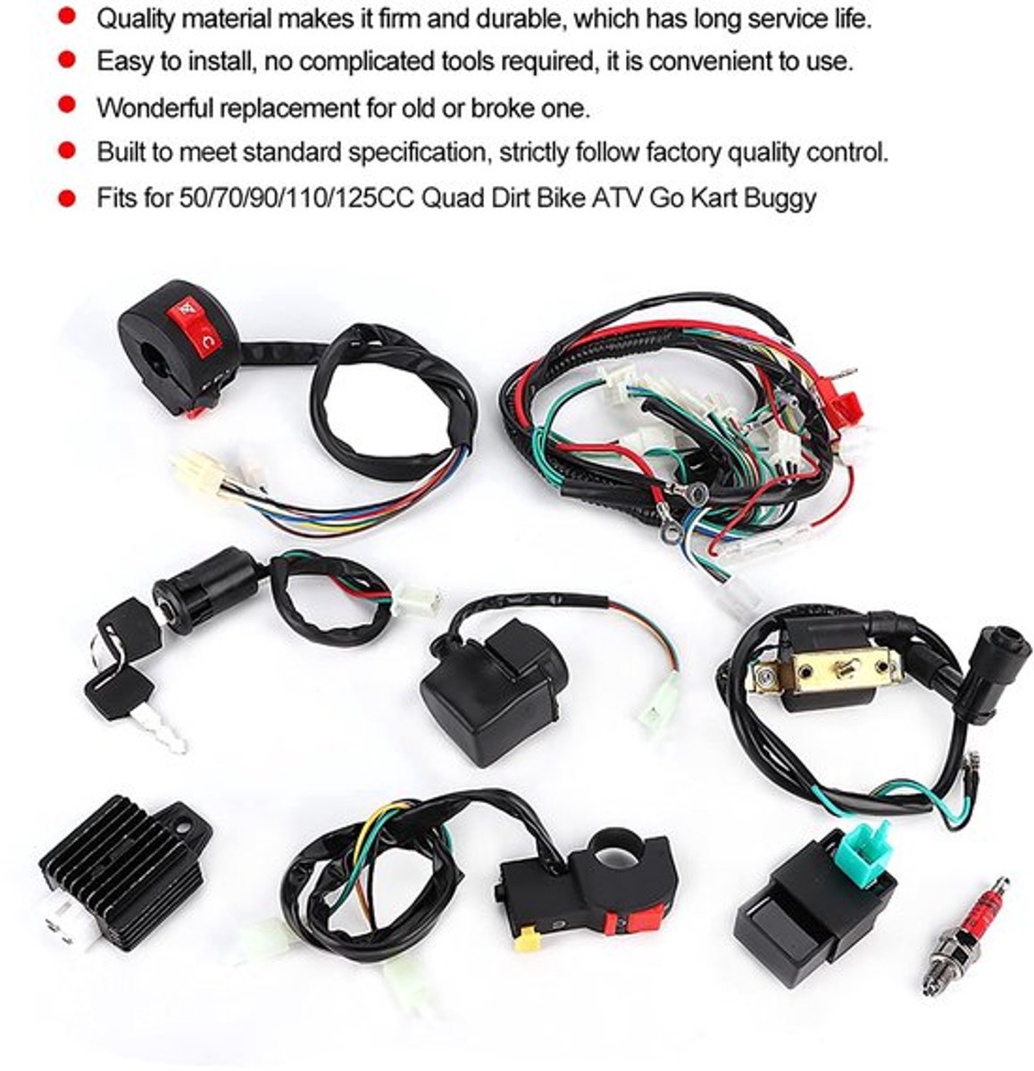 SPHProducts - Elektra Stator Coil - Complete Kabelboom Kit