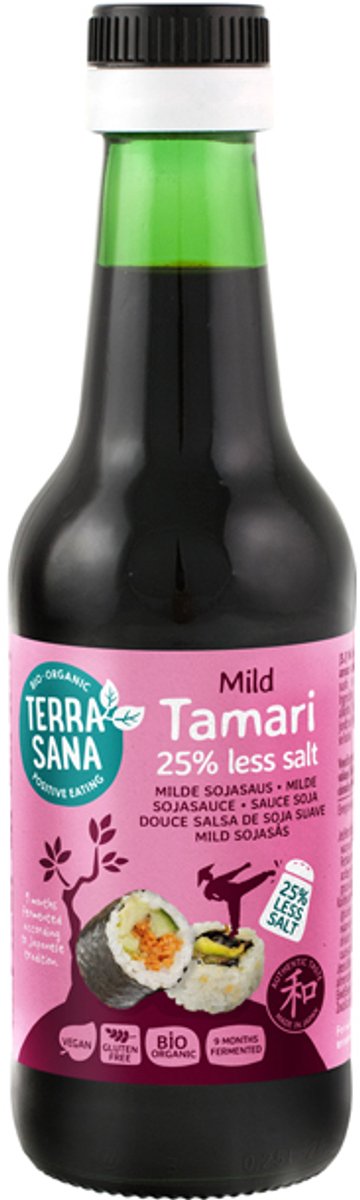 TerraSana Tamari -25% less salt bio 250 Milliliter