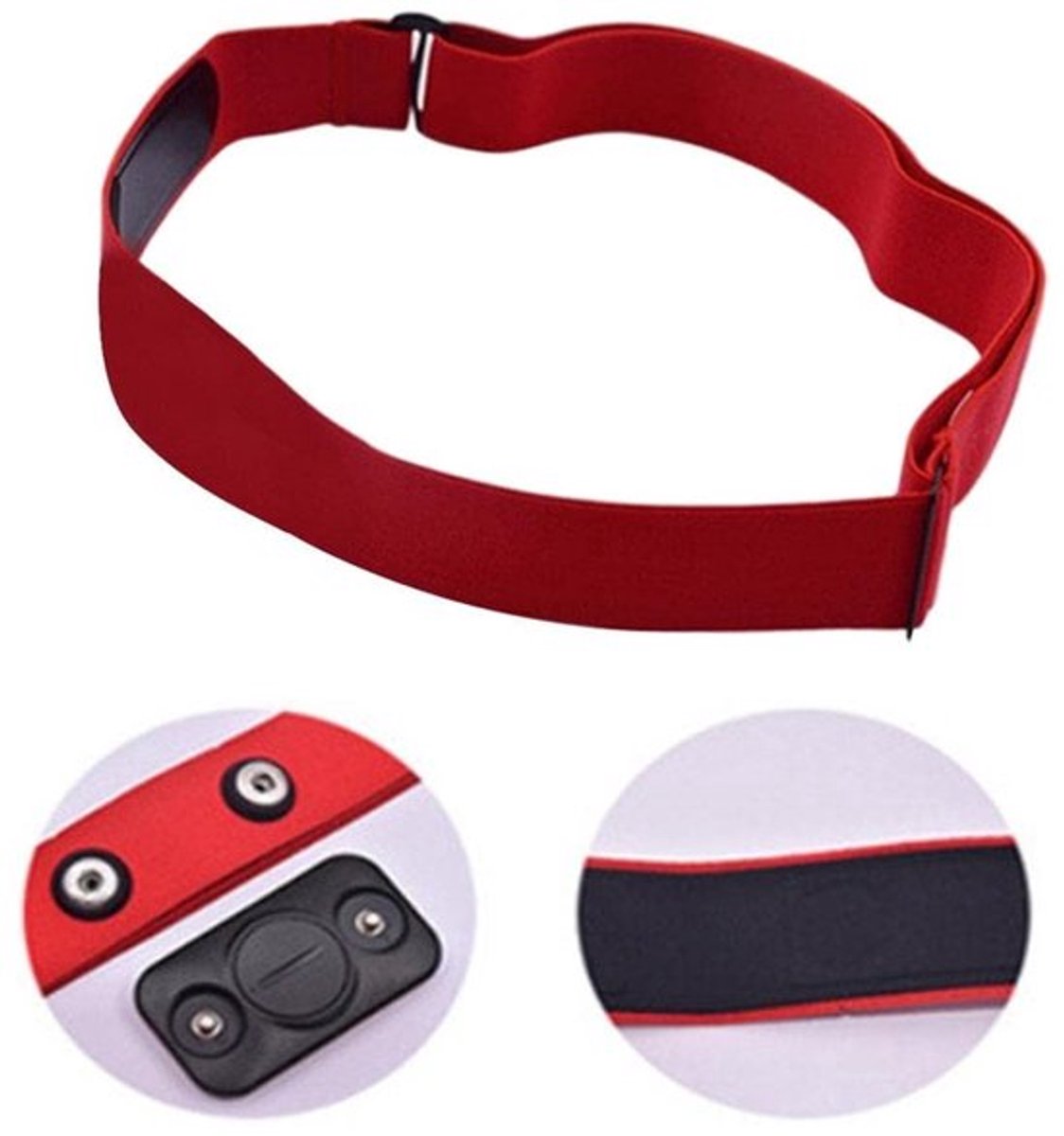 Golden crown - Verstelbare Hartslagmeter Borstband - Compatibel met