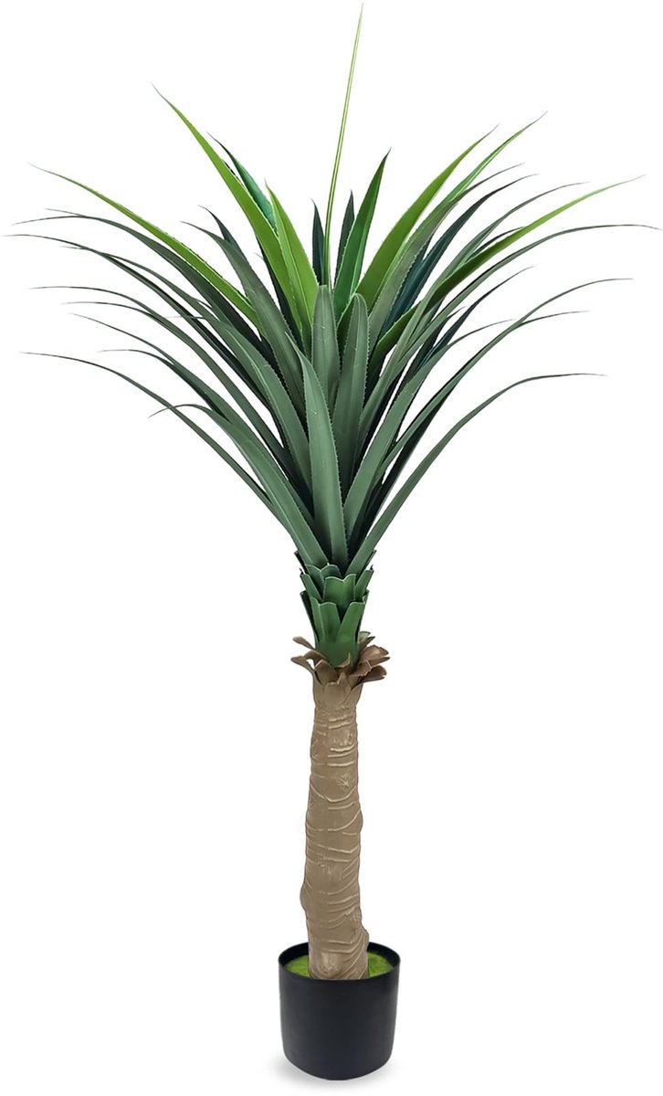 Kunstplant 150cm - Nep Tropische Plant voor Badkamer/Terras, Groot Formaat voor Hotel of Huis