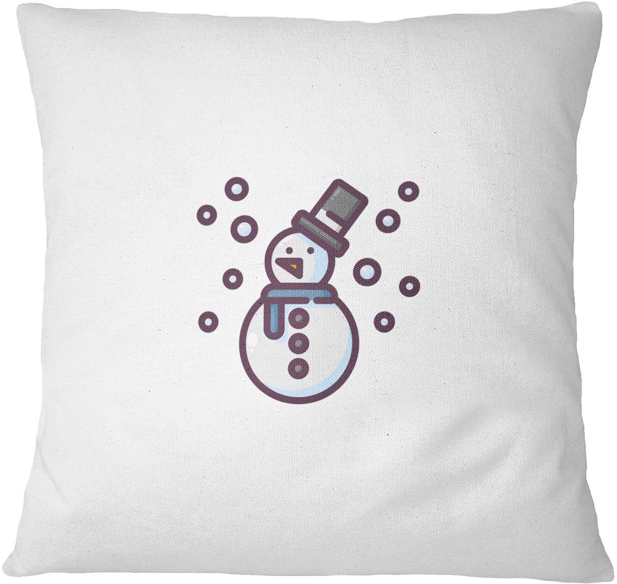 Kussenhoes, Huisdecoratie, voor bank, cafetaria, Afmeting: 60x60 cm, Kleur: Wit